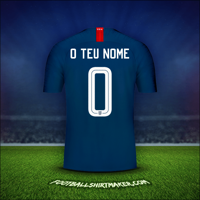 Camisola Estados Unidos 2018 Alternativa -  o teu nome - 0