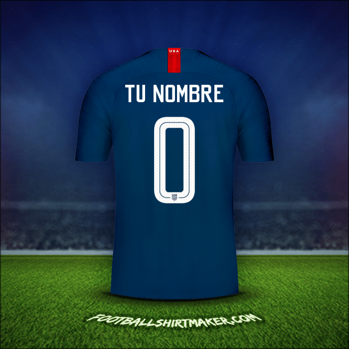 Jersey Estados Unidos 2018 Visita -  tu nombre - 0