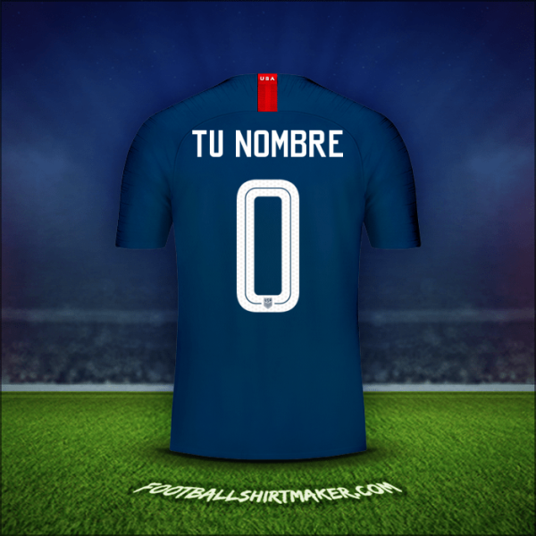 Jersey Estados Unidos 2018 Visita -  tu nombre - 0