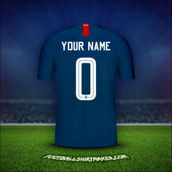 Shirt United States 2018 Away -  your name - 0