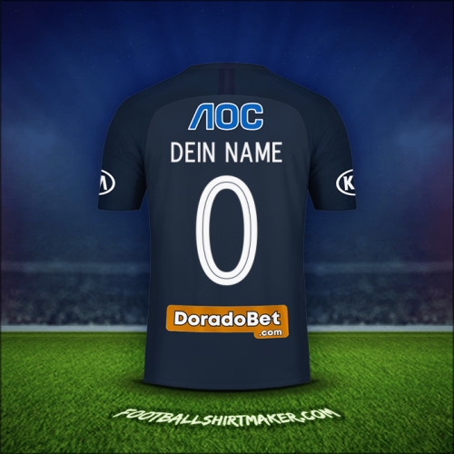 Trikot Club Alianza Lima 2019 Auswärts -  dein name - 0