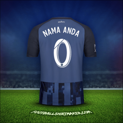 Jersey LA Galaxy 2019 Alternatif -  nama anda - 0