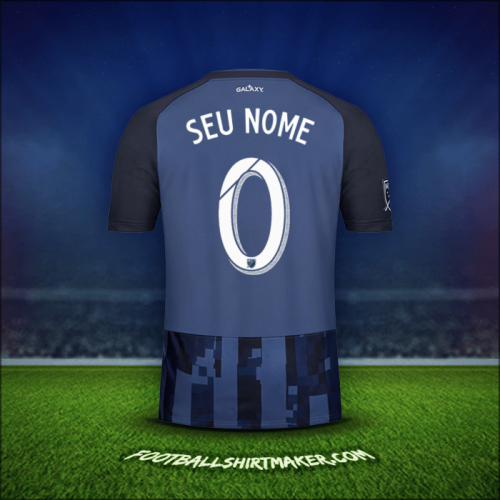 Camisa LA Galaxy 2019 Alternativa -  seu nome - 0