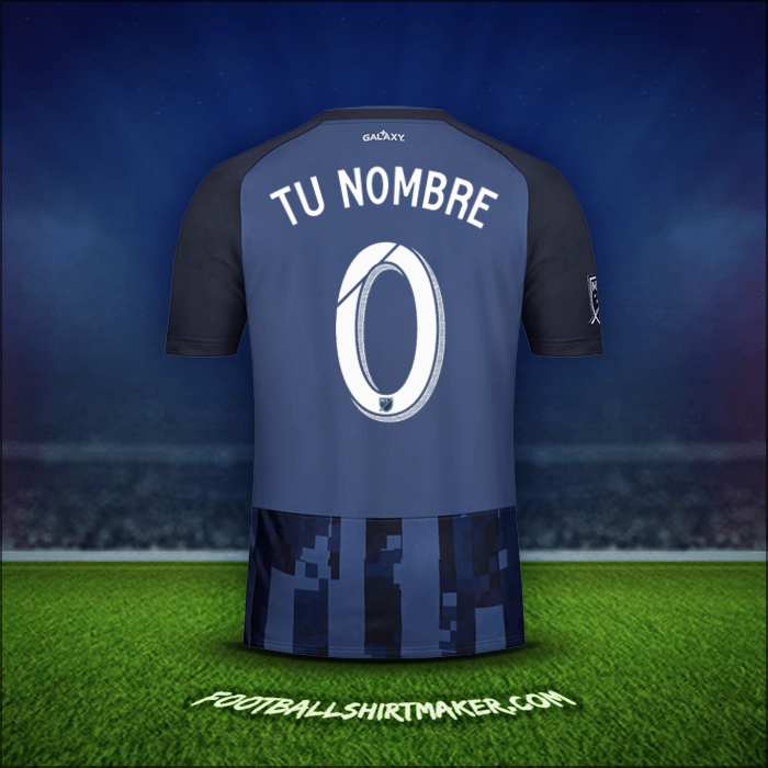 Camiseta LA Galaxy 2019 Visita -  tu nombre - 0