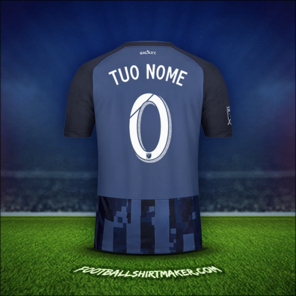 Maglia LA Galaxy 2019 Seconda -  tuo nome - 0
