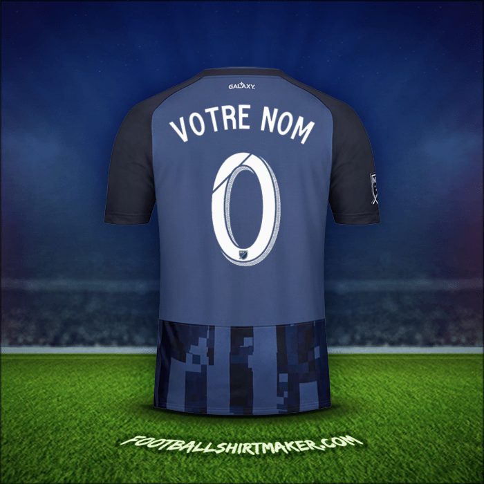 Maillot LA Galaxy 2019 Extérieur -  votre nom - 0