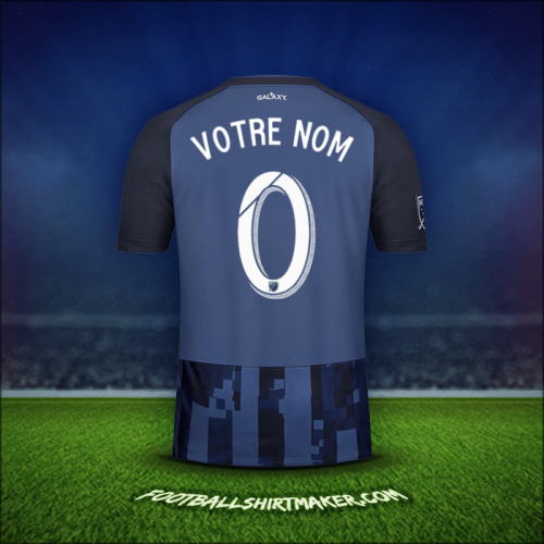 Maillot LA Galaxy 2019 Extérieur -  votre nom - 0