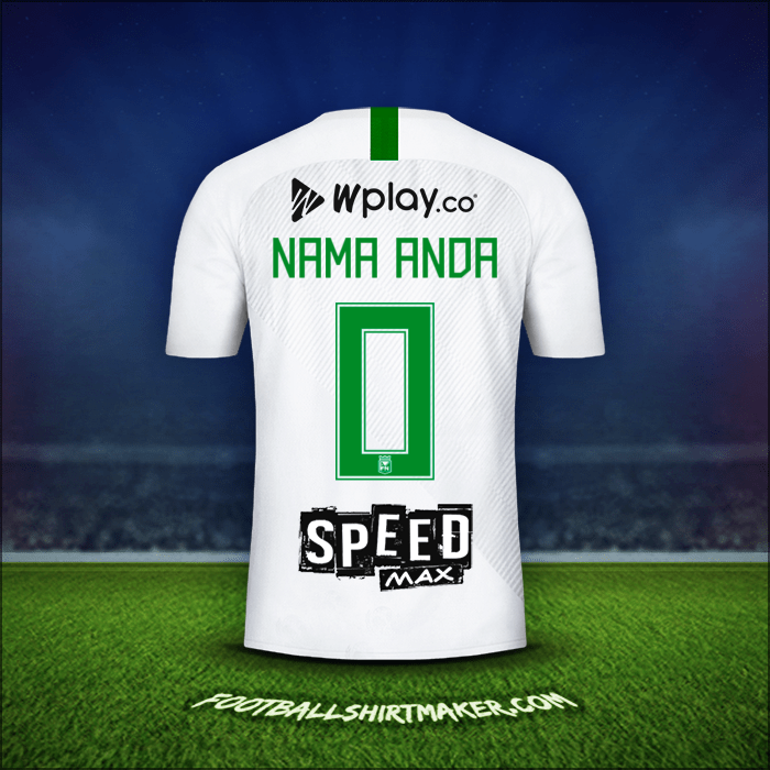 Jersey Atletico Nacional 2019 Alternatif -  nama anda - 0