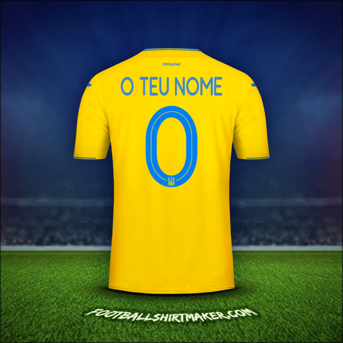 Camisola Ucrânia 2018/19 -  o teu nome - 0