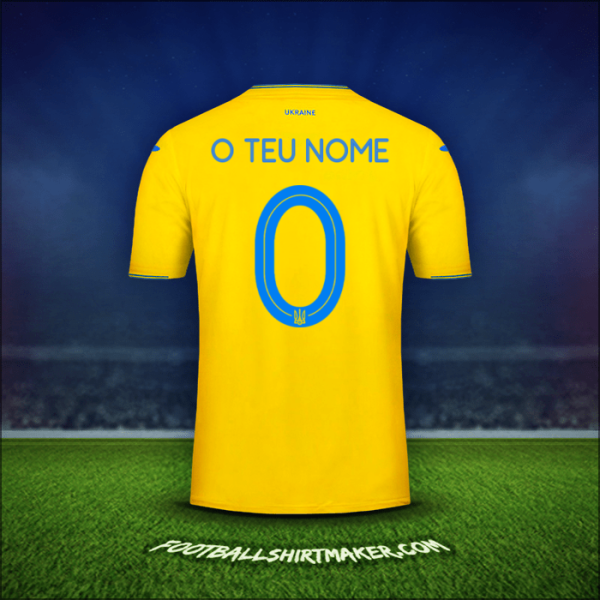 Camisola Ucrânia 2018/19 -  o teu nome - 0