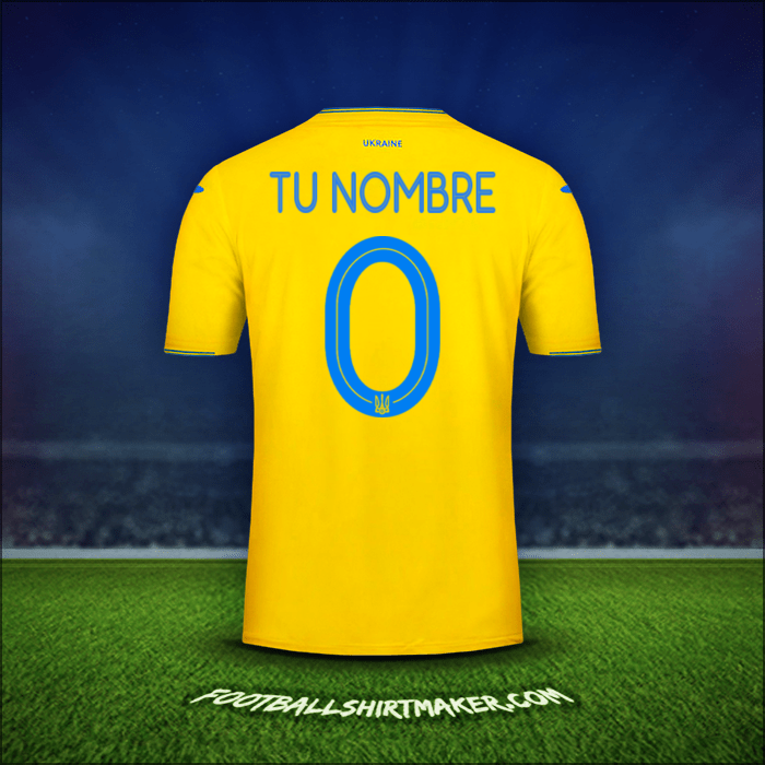Camiseta Ucrania 2018/19 -  tu nombre - 0