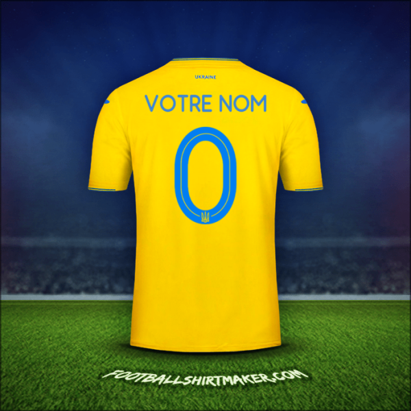 Maillot Ukraine 2018/19 -  votre nom - 0