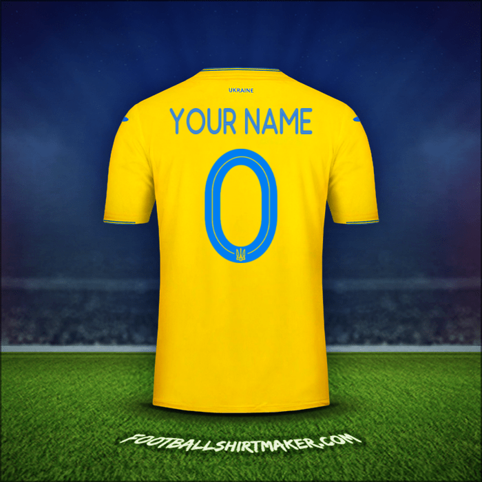 Jersey Ukraine 2018/19 -  your name - 0