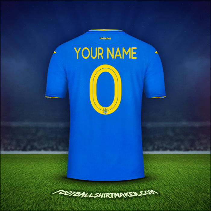 Jersey Ukraine 2018/19 Away -  your name - 0
