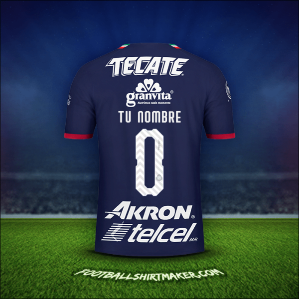 Camiseta Guadalajara 2018/19 Tercera -  tu nombre - 0