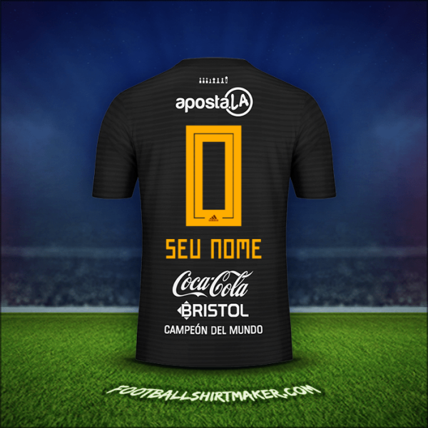 Camisa Club Olimpia 2018/19 Alternativa -  seu nome - 0