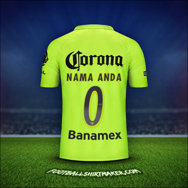 Jersey Club America 2014/15 Ketiga -  nama anda - 0