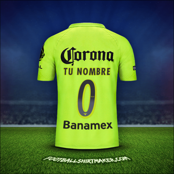 Jersey Club America 2014/15 Tercera -  tu nombre - 0