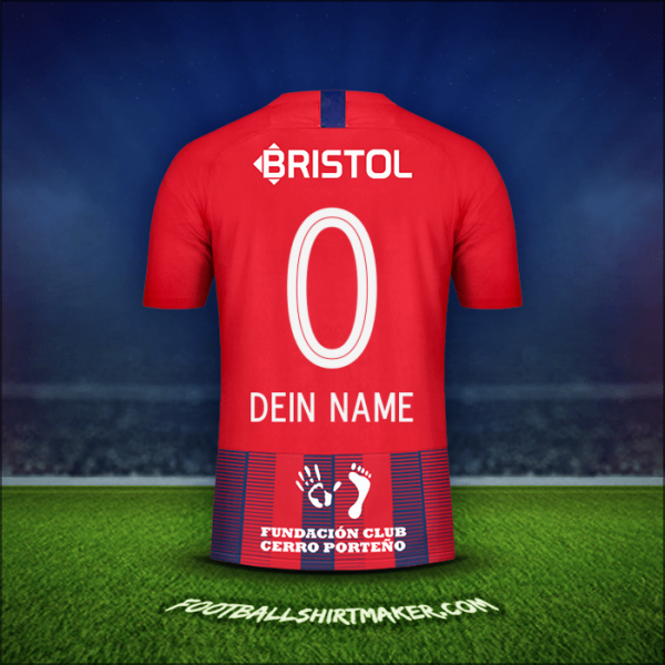 Trikot Club Cerro Porteño 2019 -  dein name - 0