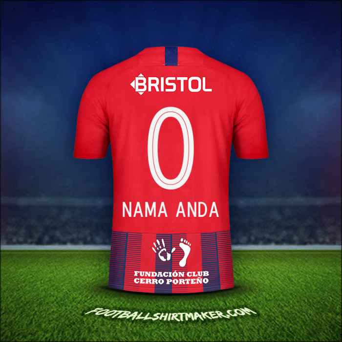 Jersey Club Cerro Porteño 2019 -  nama anda - 0