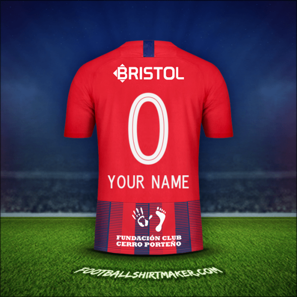 Jersey Club Cerro Porteño 2019 -  your name - 0