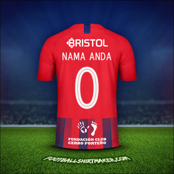 Jersey Club Cerro Porteño Libertadores 2019 -  nama anda - 0