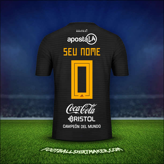 Camisa Club Olimpia Libertadores 2019 Alternativa -  seu nome - 0