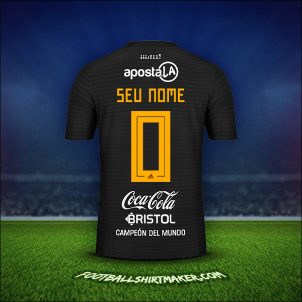 Camisa Club Olimpia Libertadores 2019 Alternativa -  seu nome - 0
