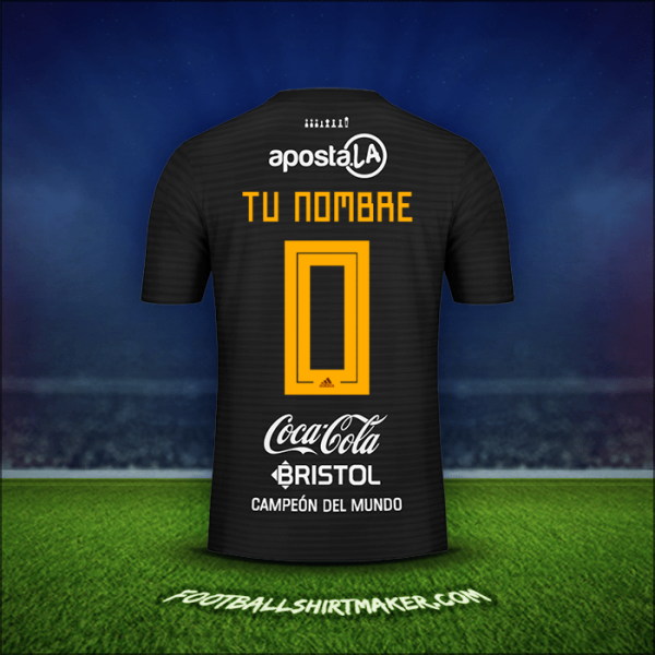 Jersey Club Olimpia Libertadores 2019 Visita -  tu nombre - 0