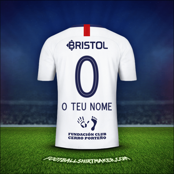 Camisola Club Cerro Porteño 2019 Alternativa -  o teu nome - 0
