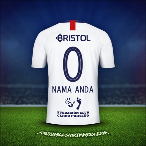 Jersey Club Cerro Porteño 2019 Alternatif -  nama anda - 0