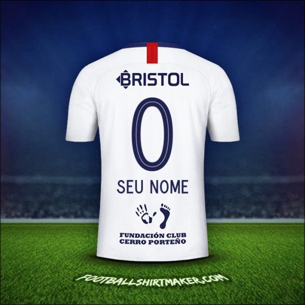 Camisa Club Cerro Porteño 2019 Alternativa -  seu nome - 0