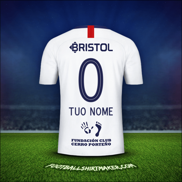Maglia Club Cerro Porteño 2019 Seconda -  tuo nome - 0