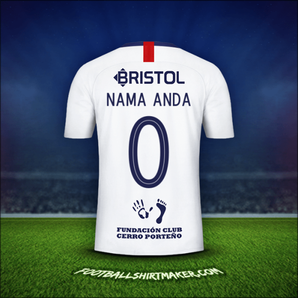 Jersey Club Cerro Porteño Libertadores 2019 Alternatif -  nama anda - 0