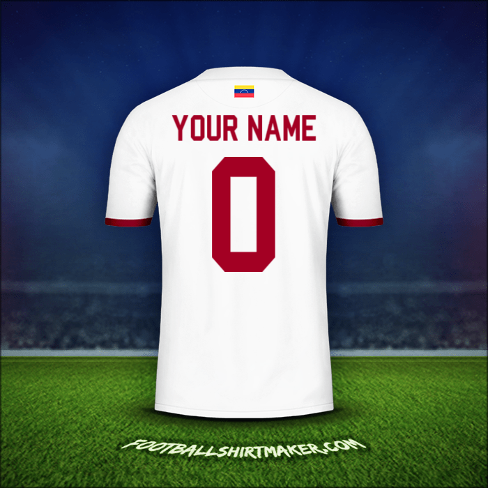 Jersey Venezuela 2019/2021 Away -  your name - 0