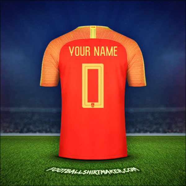 Shirt China 2018/19 -  your name - 0