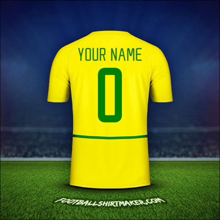 Shirt Brazil 2002/04 -  your name - 0