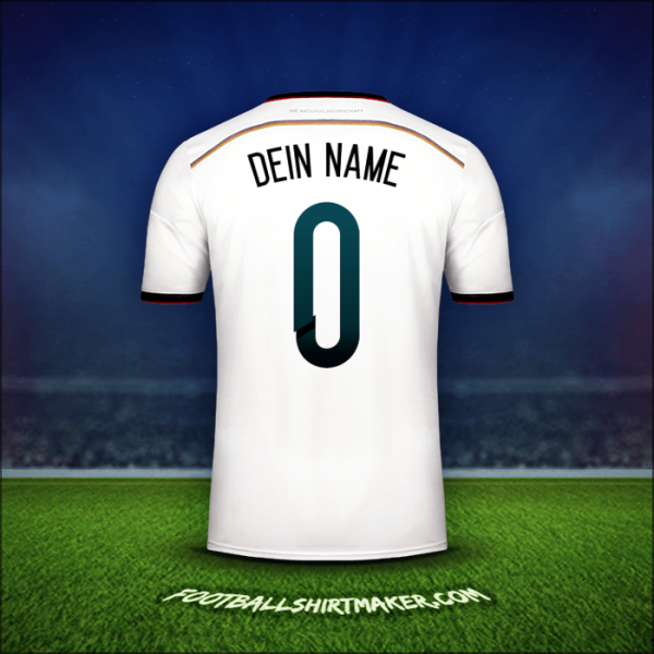 Trikot Deutschland 2014 -  dein name - 0
