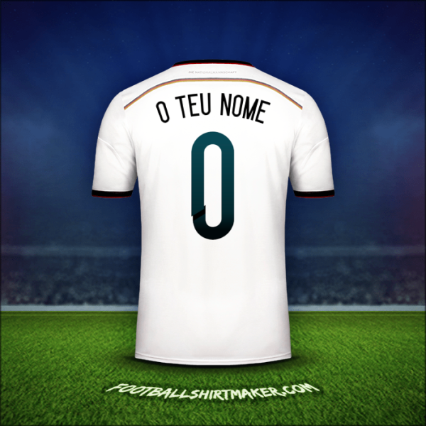Camisola Alemanha 2014 -  o teu nome - 0