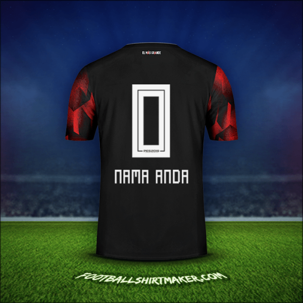 Jersey River Plate 2019 Ketiga -  nama anda - 0