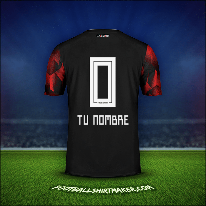 Jersey River Plate 2019 Tercera -  tu nombre - 0