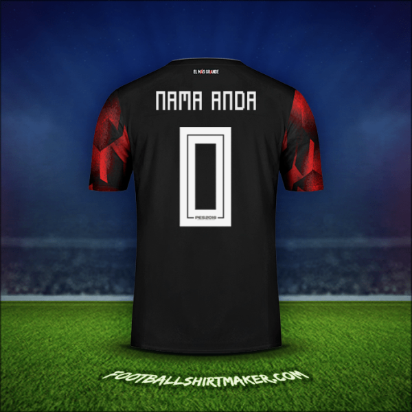 Jersey River Plate Piala 2019 Ketiga -  nama anda - 0