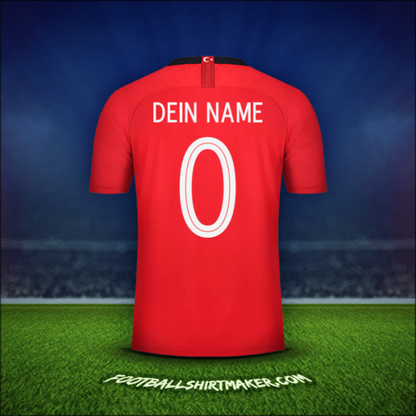 Trikot Türkei 2018/19 -  dein name - 0