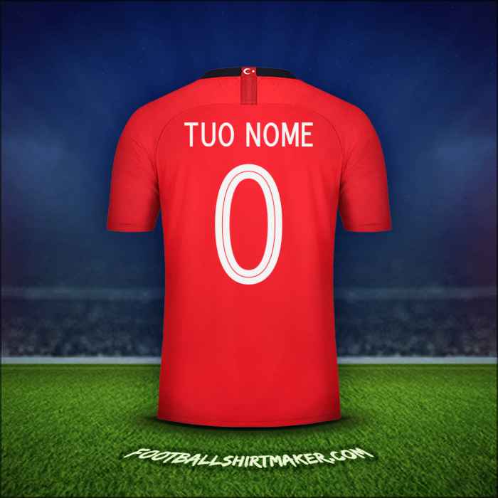Maglia Turchia 2018/19 -  tuo nome - 0