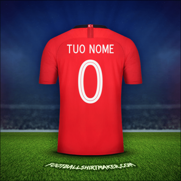 Maglia Turchia 2018/19 -  tuo nome - 0