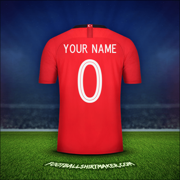 Shirt Turkey 2018/19 -  your name - 0