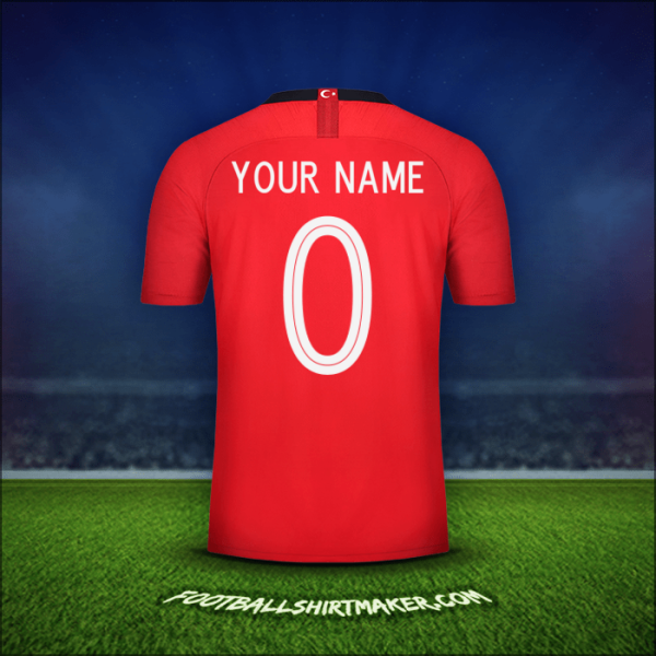 Shirt Turkey 2018/19 -  your name - 0