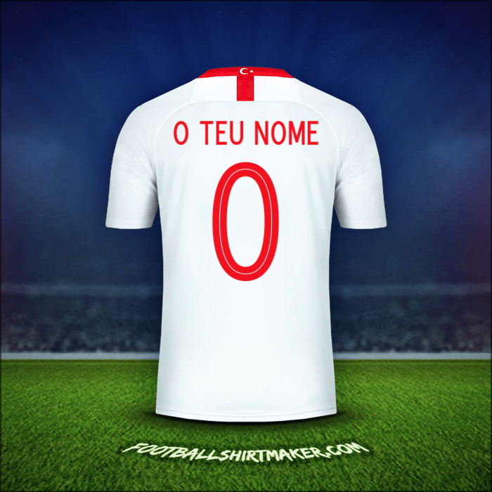 Camisola Turquia 2018/19 Alternativa -  o teu nome - 0