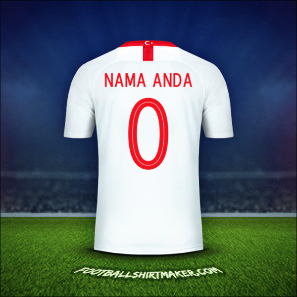 Jersey Turki 2018/19 Alternatif -  nama anda - 0