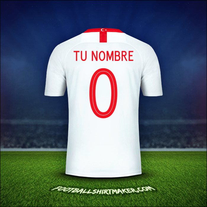 Jersey Turquia 2018/19 Visita -  tu nombre - 0